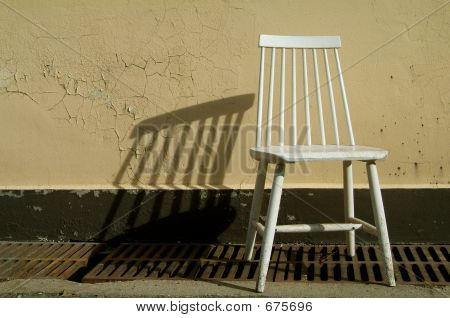 Witte stoel