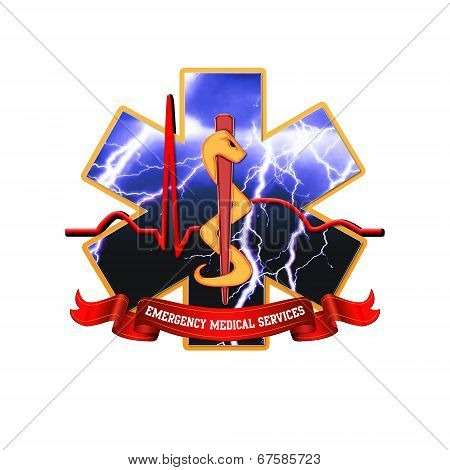 Star of Life - EMS Banner
