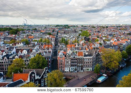 City Scape Of Amsterdam