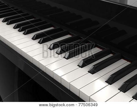 Piano keys (clipping path included)