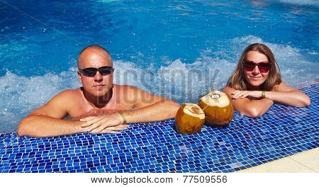 Couple In Jacuzzi