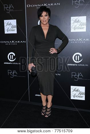 LOS ANGELES - OCT 08:  Kris Jenner arrives to the 5th Annual PSLA Autumn Party  on October 8, 2014 in Culver City, CA                
