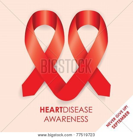 heart disease ribbon