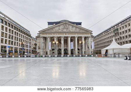 The New Skating Rink In Brussels