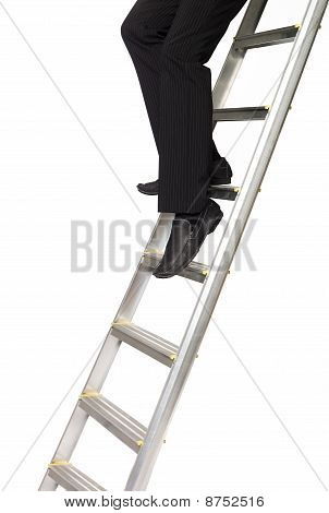 Uomo su scala