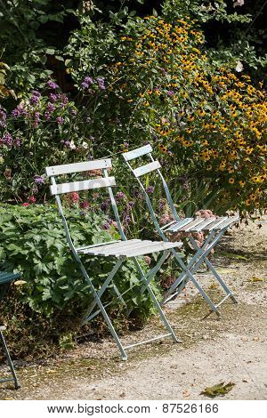 Paris - gardens dedicated to Auguste Renoir surround the Museum of Montmartre