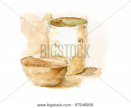 Pot And Bowl