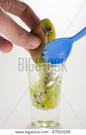 Kiwi With Spoon