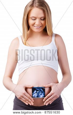 His First Photo.