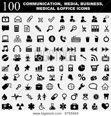 Сто векторные иконки