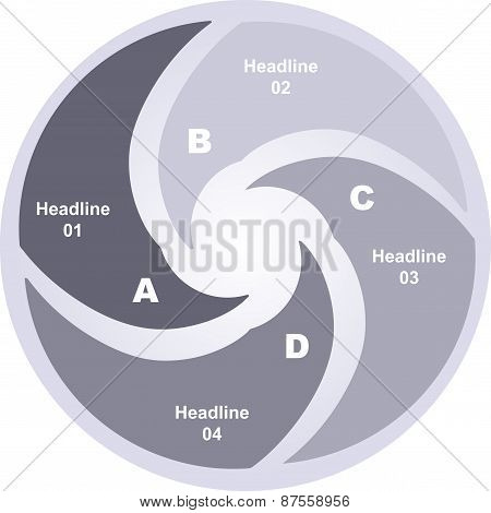 Infographic Vector Circle
