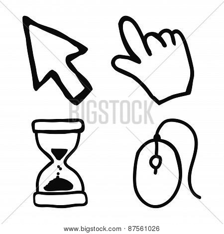 mouse icon design vector illustration eps10 graphic
