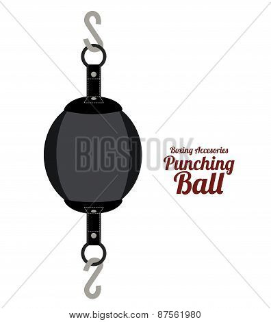 boxing label design vector illustration eps10 graphic