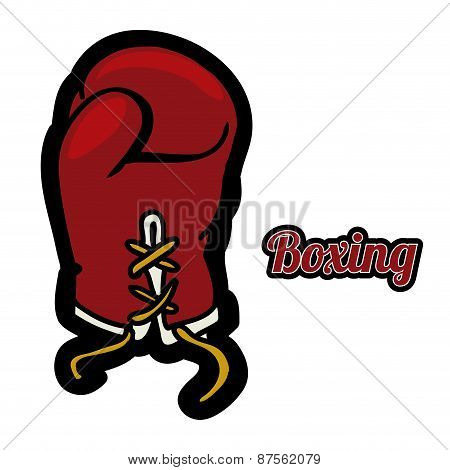 boxing label design vector illustration eps10 graphic