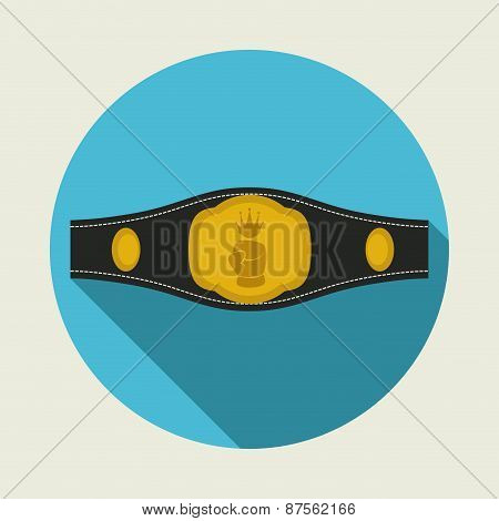 boxing label design vector illustration eps10 graphic