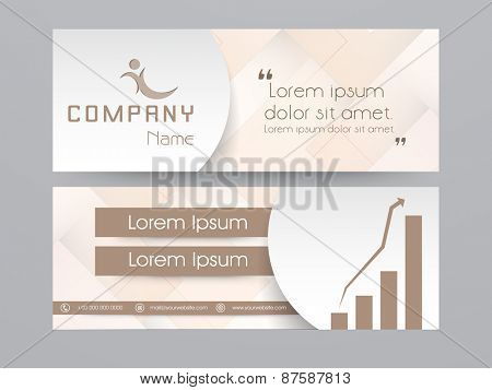 Business banner or website header for your company.