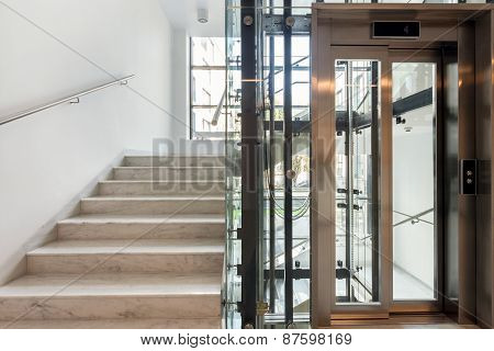 Stairs And Elevator