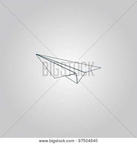 Paper Plane sign