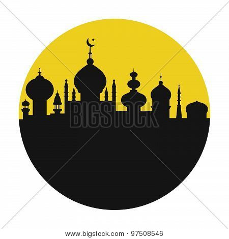 Islamic City In A Circle