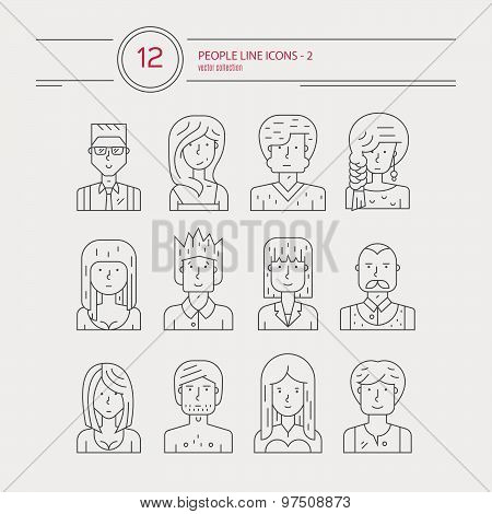 Man And Women Avatars