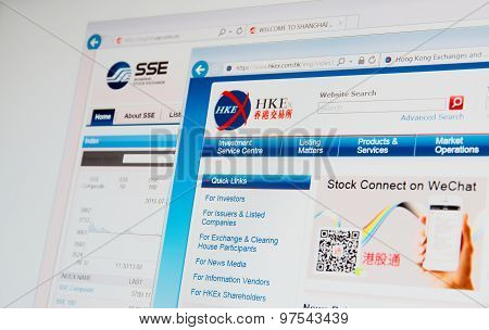 Shanghai and Hong Kong Stock Exchange