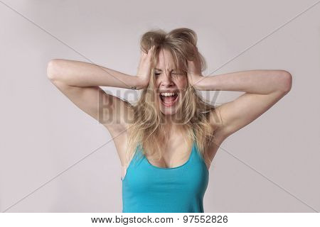 screaming woman