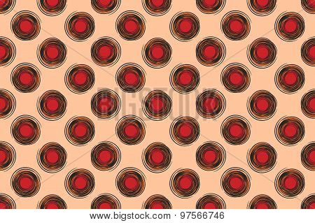 Vector Seamless Pattern. Circles. EPS 10.