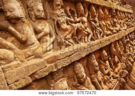 Terrace Of The Leper King, Angkor Wat, Cambodia