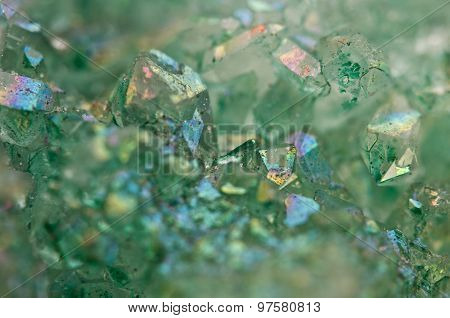 Crystals Agate Sio2 Silicon Dioxide. Macro