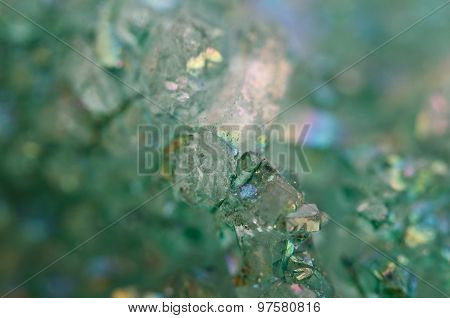 Crystals Agate Sio2 Silicon Dioxide. Macro