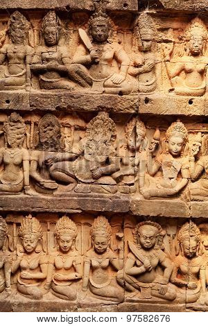 Terrace Of The Leper King, Angkor Wat, Cambodia