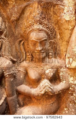 Terrace Of The Leper King, Angkor Wat, Cambodia