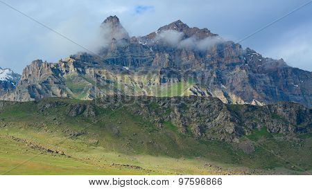 Mountain Range In Leh