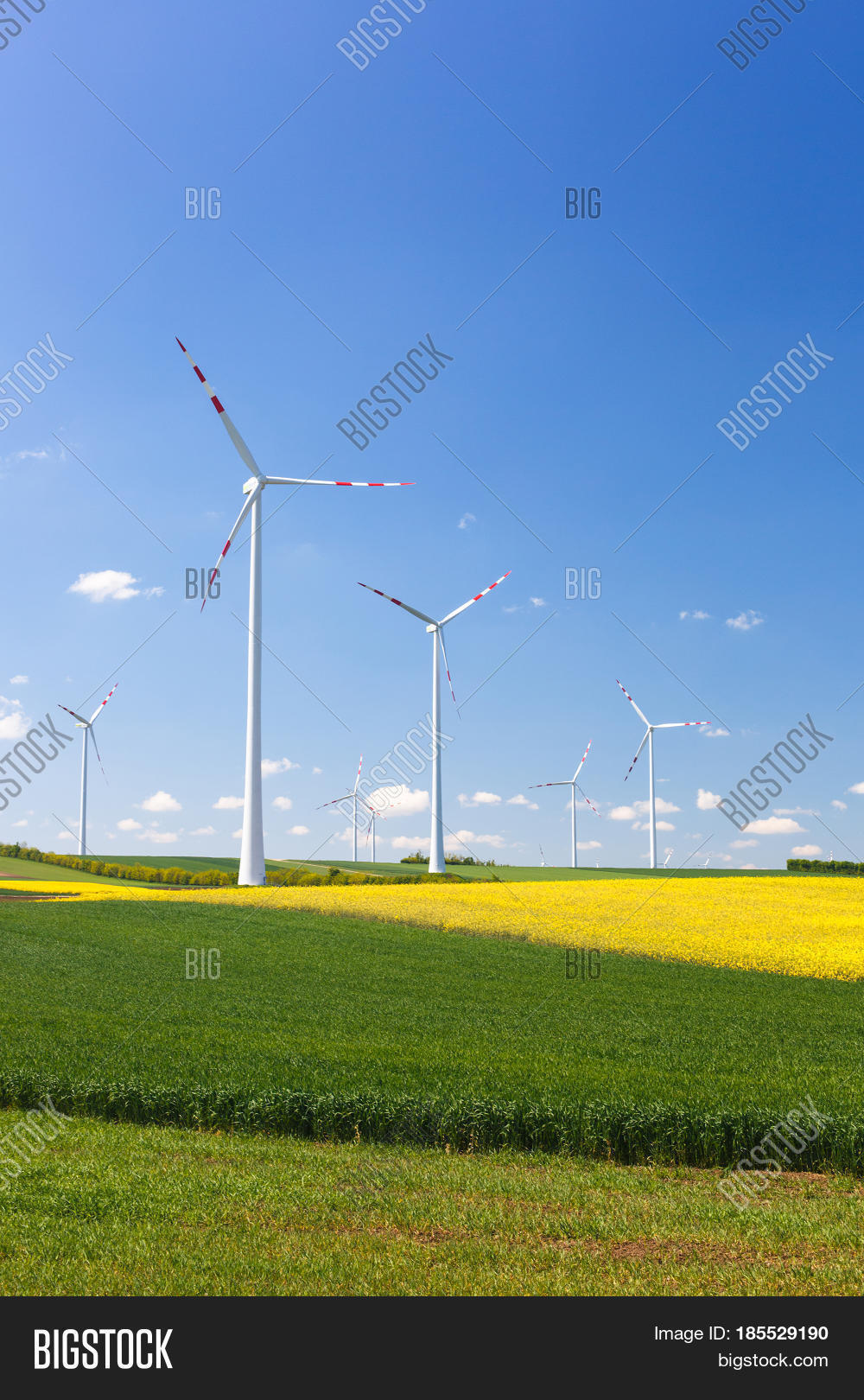 Wind Farm Spinning Image & Photo (Free Trial) Bigstock