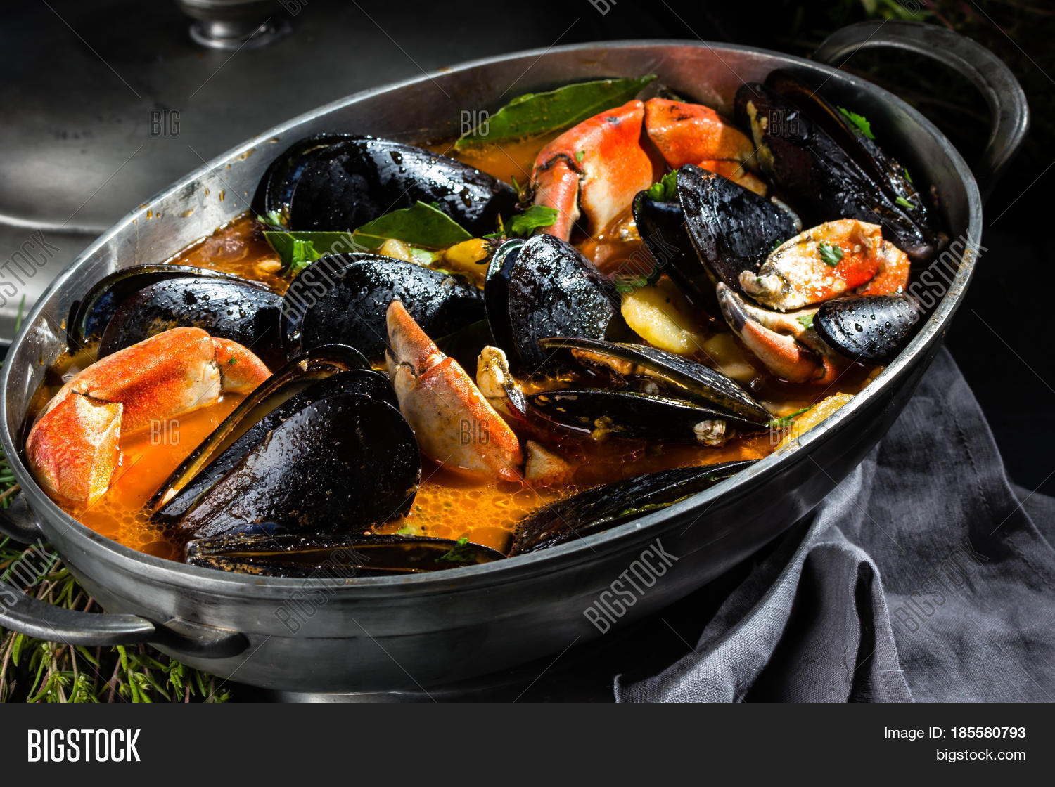 Seafood. Crabs Mussel Image & Photo (Free Trial) Bigstock