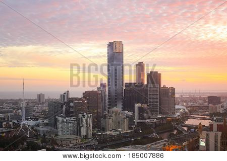 Sunset on Eureka.
A wonderful sunset taken from a skyscraper in the CBD.