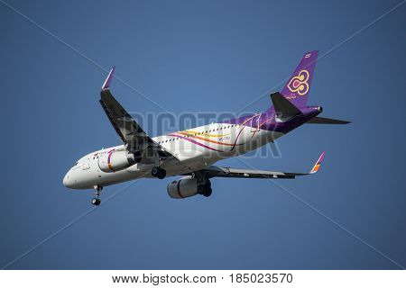 Hs-txu Airbus A320-200 Of Thai Smile Airway.