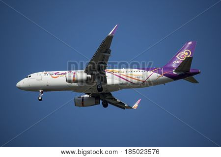 Hs-txu Airbus A320-200 Of Thai Smile Airway.