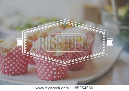 Dessert Sweet Cake Bake Banner Frame