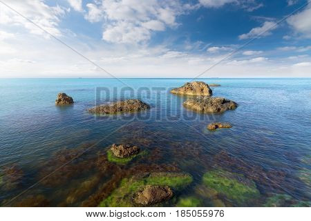 Cape Alchak Eastern side of Crimea / photo just after sunrise