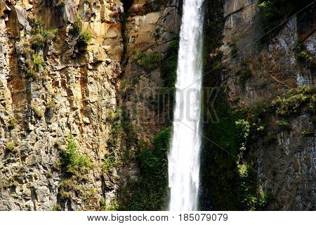 Sipiso-piso waterfall at Tongging Vilage, Northern Sumatra, Indonesia