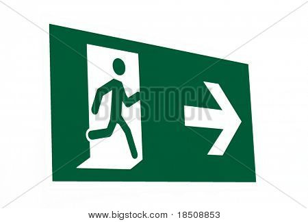 Emergency exit sign