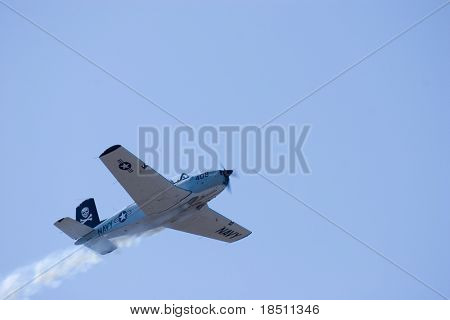 PALM COAST, FLORIDA - 27. marts: Fly fly på vingerne Over Flagler Air Show i Flagler Count