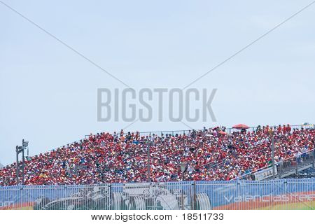 VALENCIA, Spanien - 27 juni: Fans ur for 3rd Edition af den formel 1-løb Valencia Street kredsløb