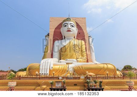 Bago Myanmar Four Faces of Buddha at Kyaikpun Buddha