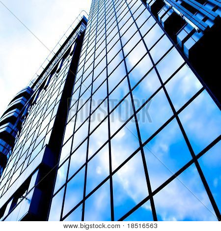 gratte-ciel moderne de centre ville