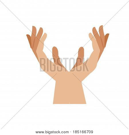 human hands health care medical design vector illustration