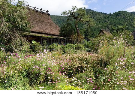 Historical village Miyama in Kyoto of Hong Kong