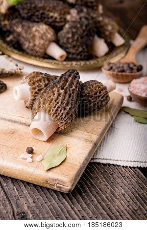 Fresh Morchella Conica, Seasonal Mushrooms