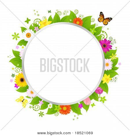 Cerchio con fiori